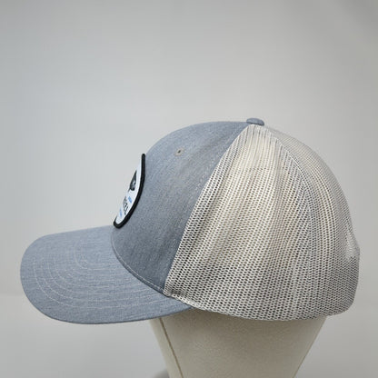 The Reel Charters Est 2024 Trucker Hat Gray One Size Adjustable Mesh Richardson