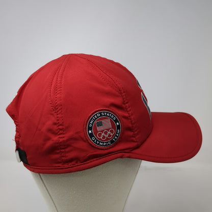 Nike Baseball Cap Red One Size 2012 Olympics USOC Logo Dri-FIT Strapback Hat