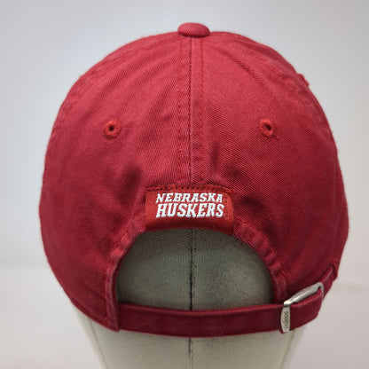 Adidas Nebraska Huskers NCAA Cap Red One Size Hat Climalite Embroidered Logo