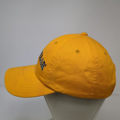 Caterpillar Yellow Baseball Cap One Size Embroidered Logo Cotton Slideback Hat