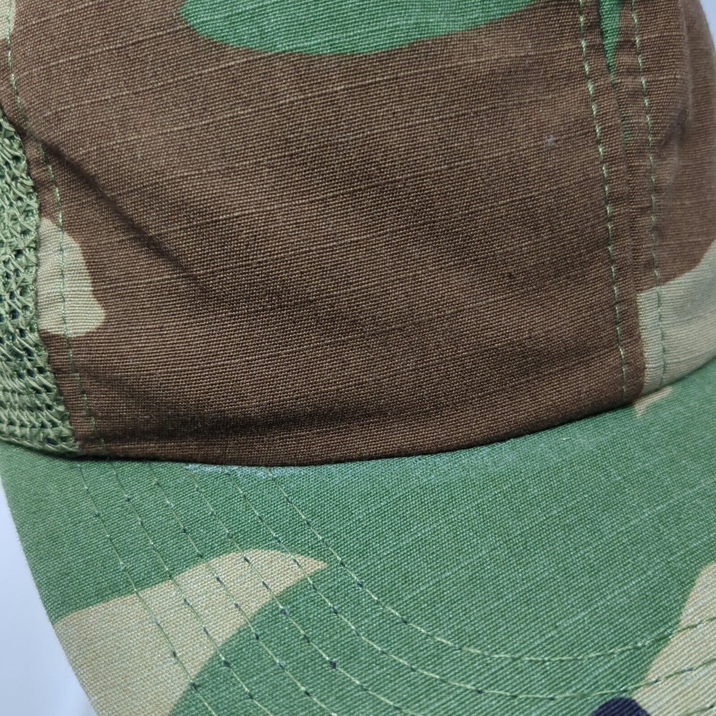 Unbranded Snapback Trucker Hat Camouflage One Size Adjustable Mesh Back 6 Panel