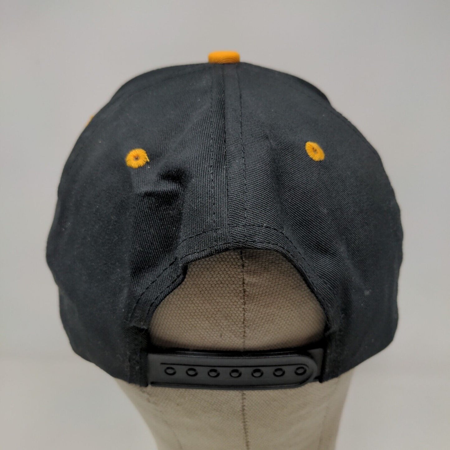 San Sun Men's Snapback Hat Black Size OSFA Embroidered Power Stroke 200