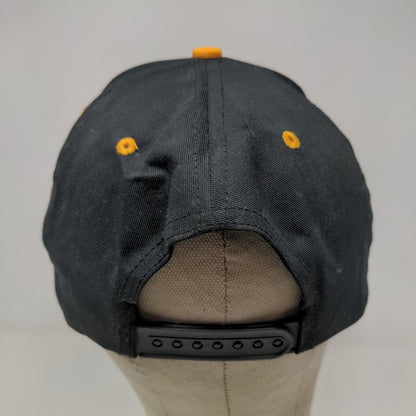 San Sun Men's Snapback Hat Black Size OSFA Embroidered Power Stroke 200
