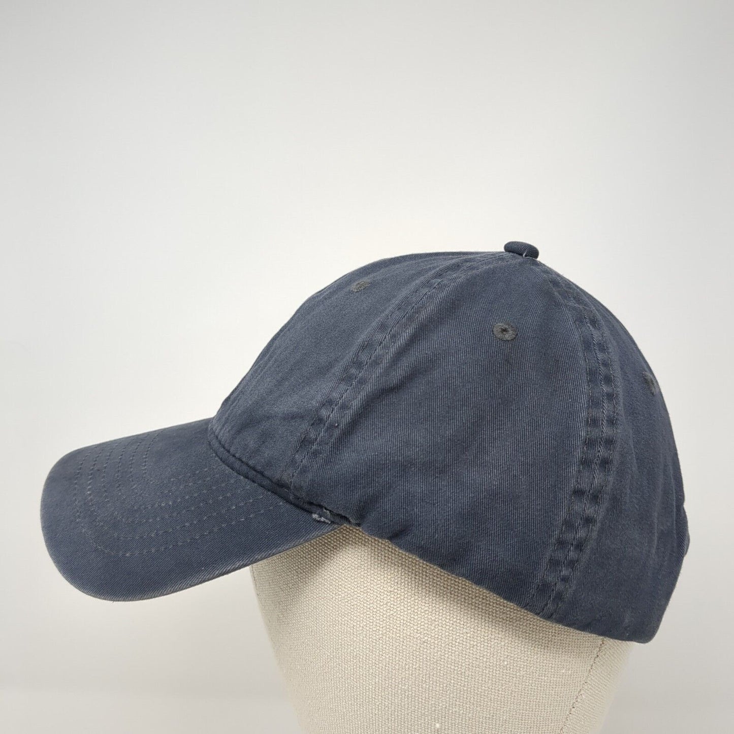 George Slideback Hat Blue One Size Adjustable Solid Outdoor Vent Holes