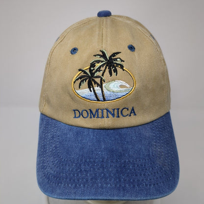Dominica Palm Trees Strapback Hat Multi OSFA Embroidered Simpson W/Tags