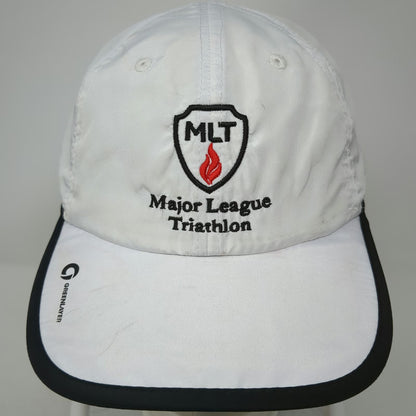 Greenlayer Baseball Cap White One Size Major League Triathlon Strapback Hat
