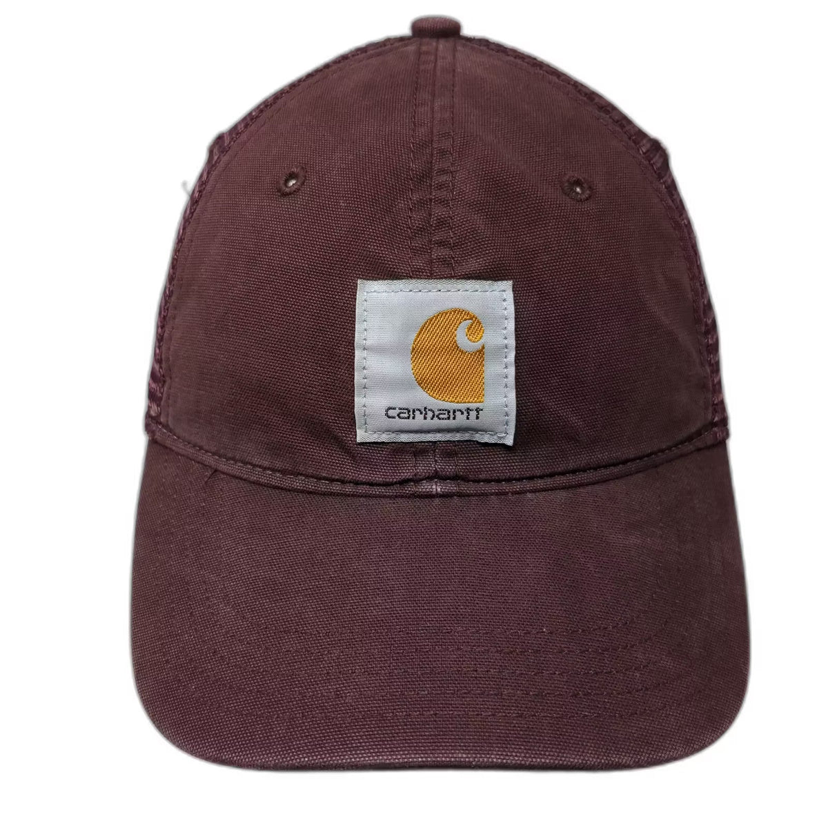 Carhartt Trucker Hat Purple White Gold One Size Snapback Mesh Back Adjustable