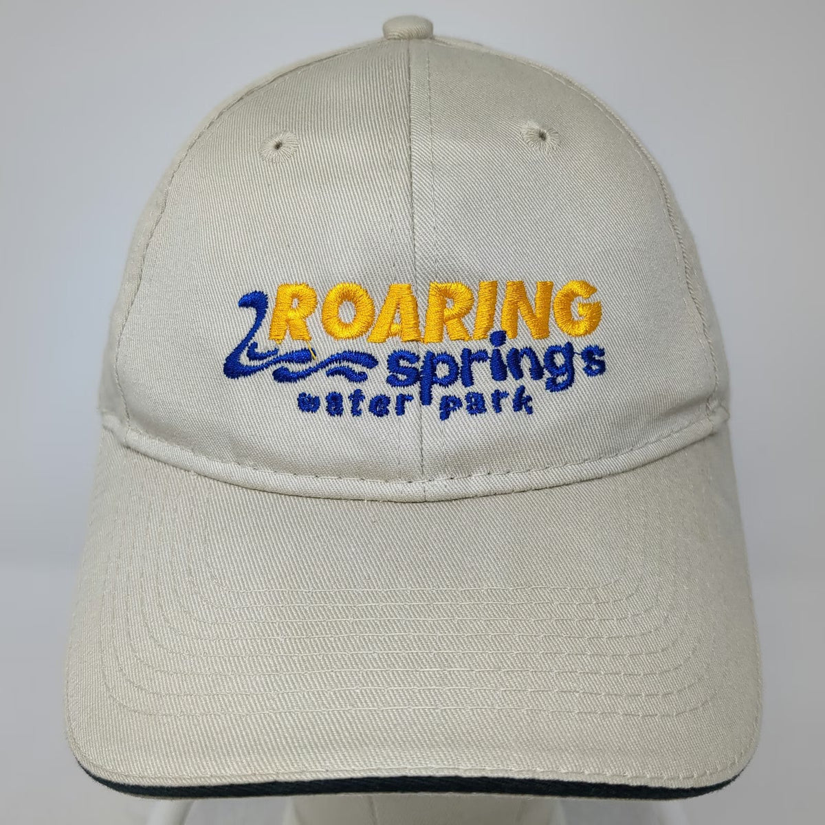 Port & Company Roaring Springs Water Park Hat Beige One Size Baseball Cap