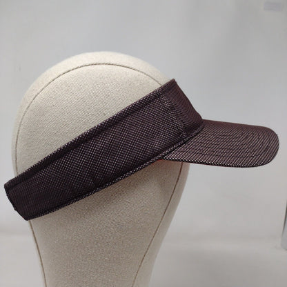 Adidas 3 Stripes Strapback Sun Visor Hat Multi One Size Embroidered