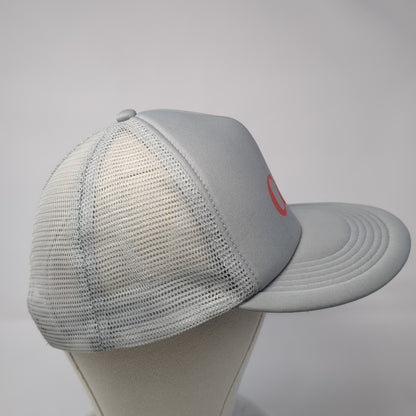 Diet Coke Snapback Mesh Back Trucker Hat Gray One Size Solid Adjustable