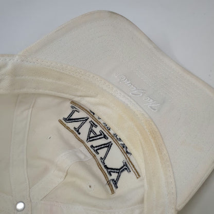 The Game Navy Sailing White One Size Slideback Cotton Logo Baseball Cap Hat