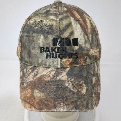 Port Authority Baker Hughes Baseball Cap Green Brown Camo One Size Strapback Hat