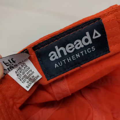 The Dunes Est. 1948 Slideback Hat Orange One Size Classic Cut Patch Logo Ahead