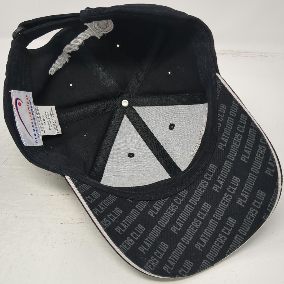 Promodynamique Baseball Cap Black One Size Ski-Doo BRP Platinum Owners Club Hat
