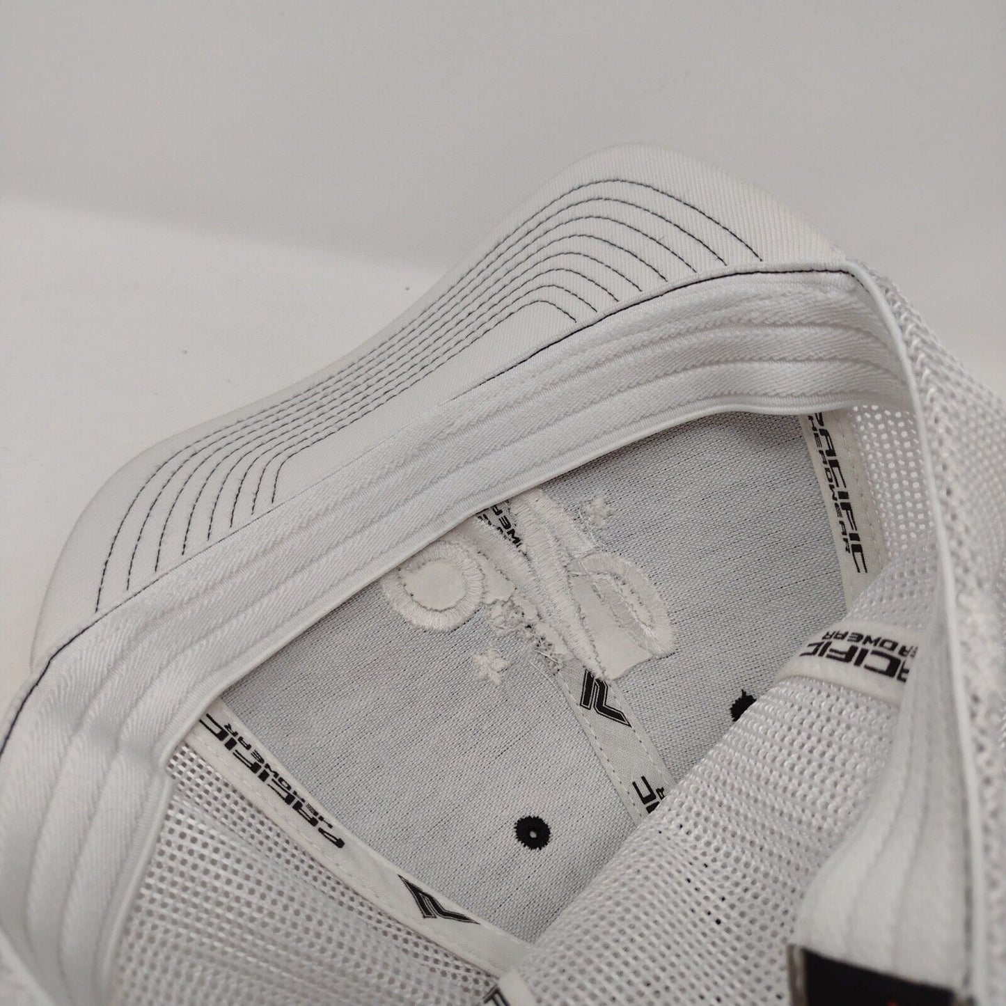 Boise N Fitted Mesh Back Trucker Hat Multi 7 3/8-8 Flexfit Colorblock