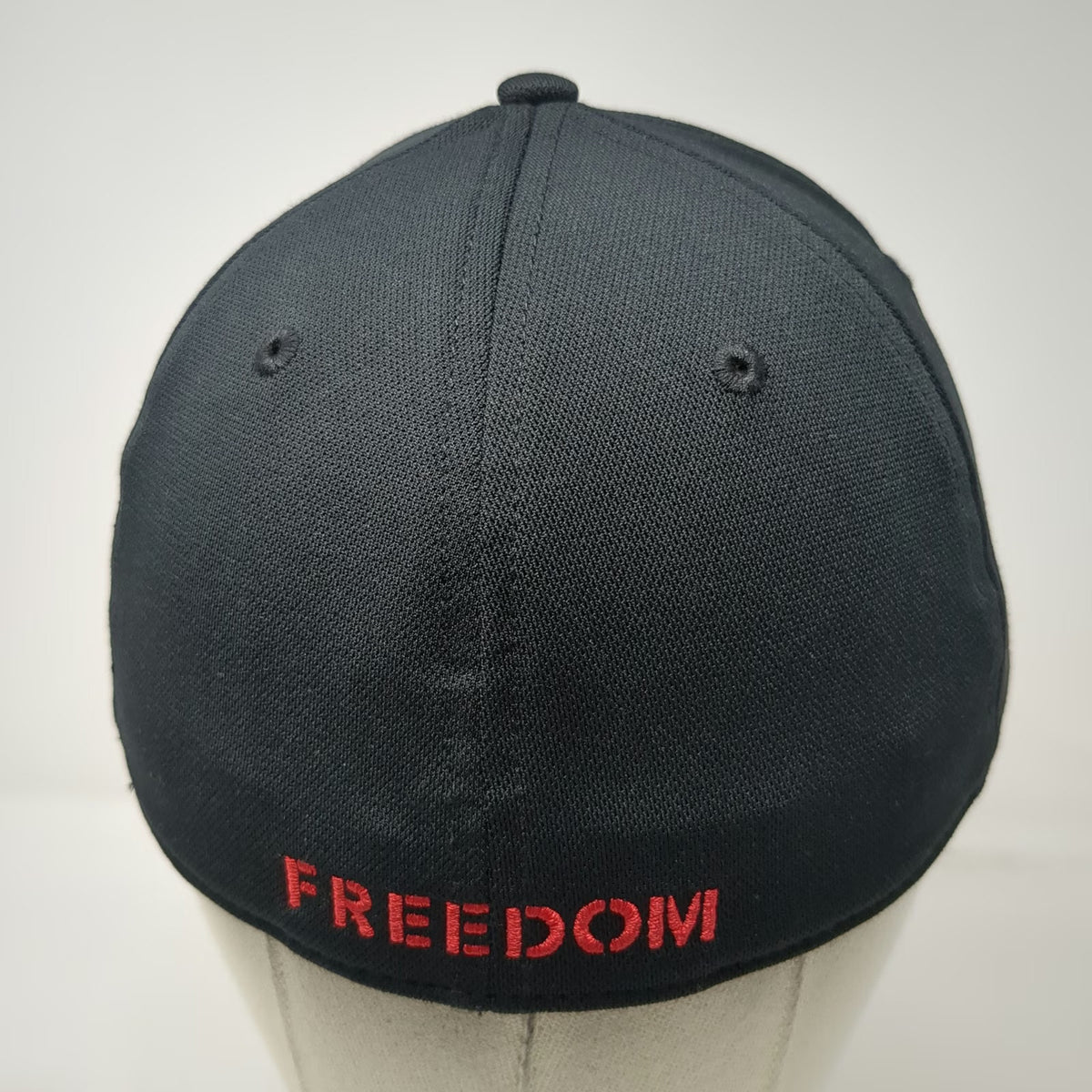 Under Armour Baseball Cap Black XL Freedom American Flag Logo Stretch Fit Hat