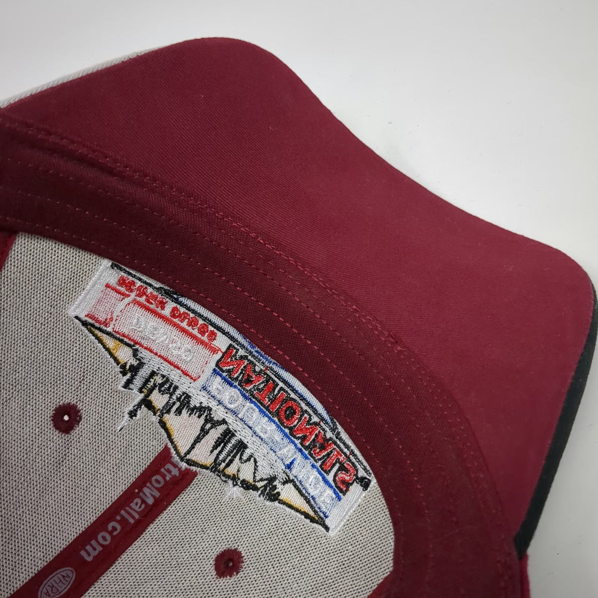 MainGate Baseball Cap Red Gray One Size NHRA 2019 Four Wide Nationals Vegas Hat