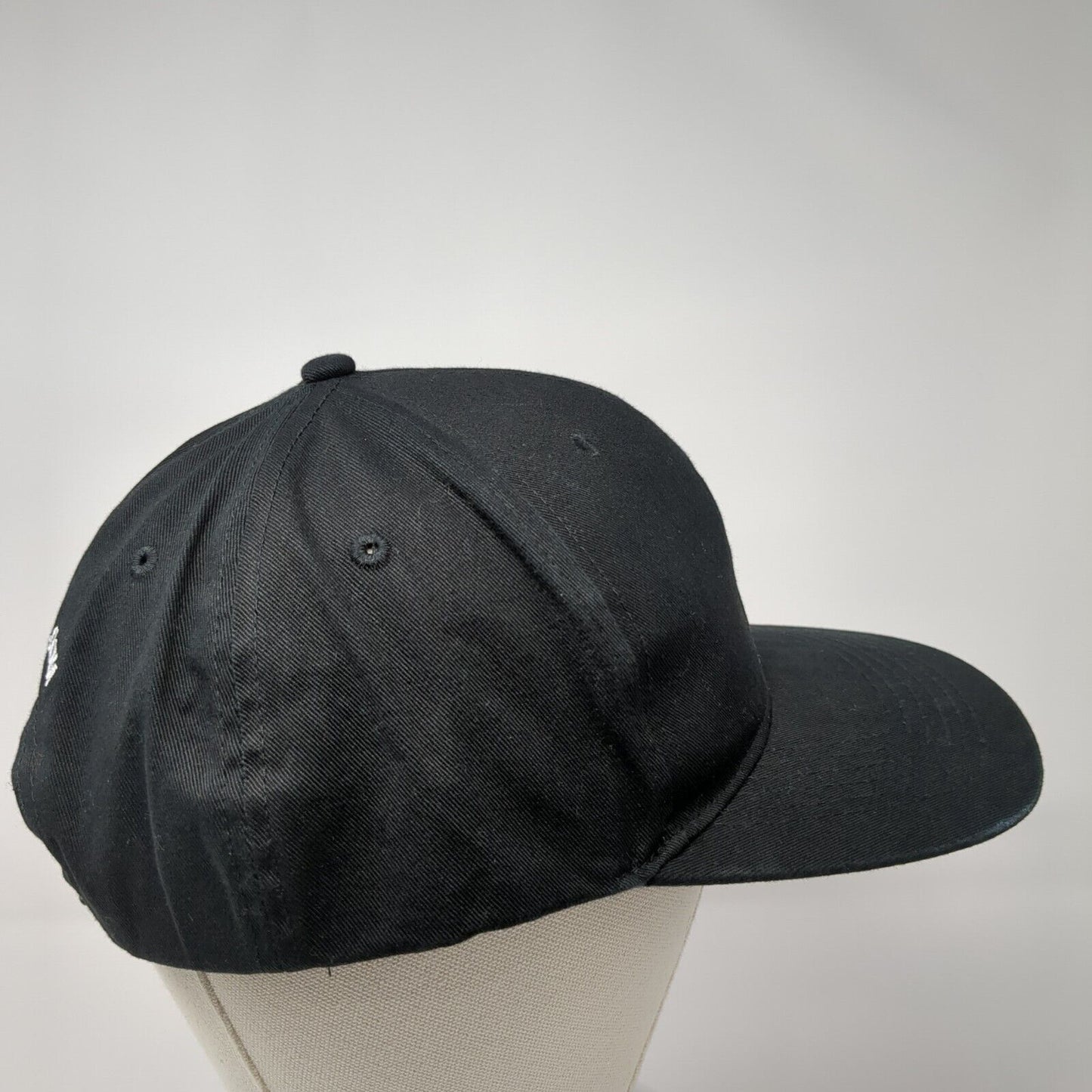 Red Line Oil Snapback Hat Black One Size Adjustable Embroidered 6 Panel Cotton