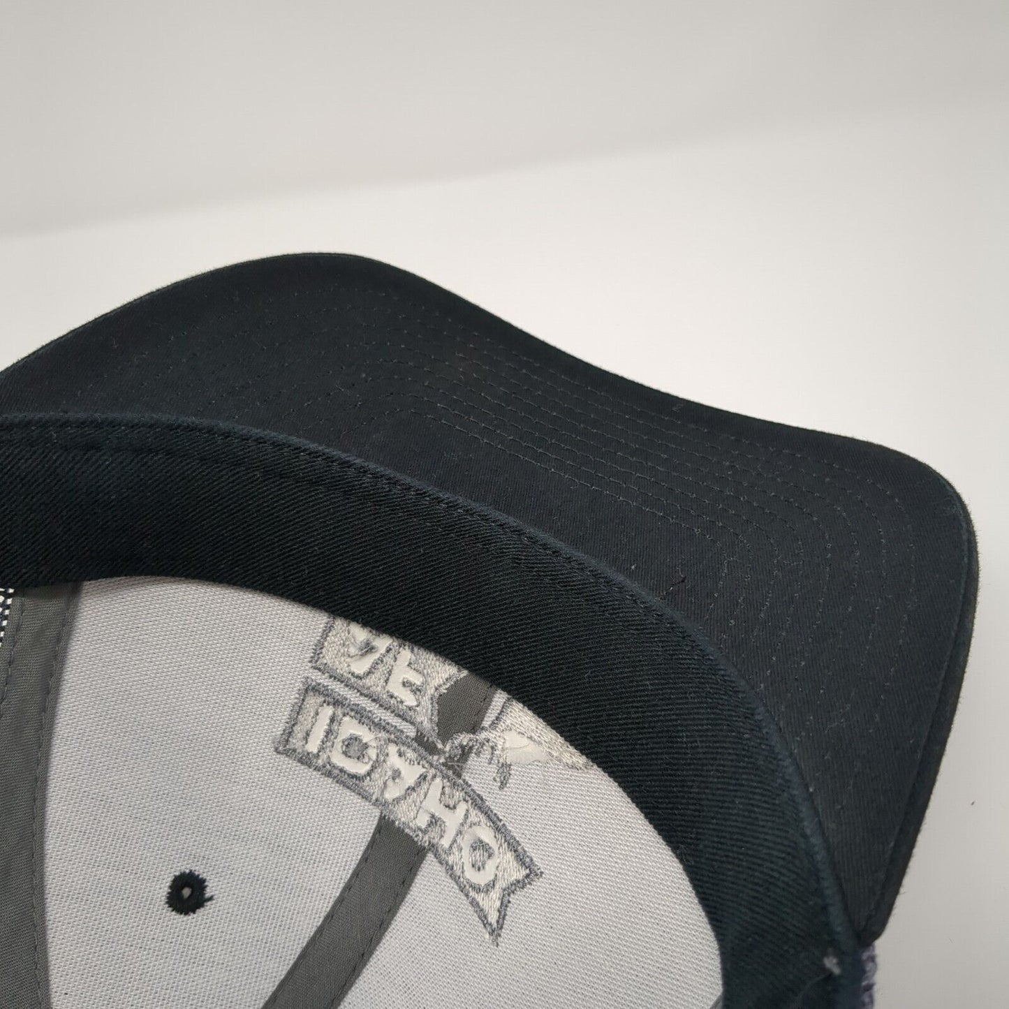 Idaho AF Snapback Trucker Hat Black One Size Adjustable Mesh Back Richardson