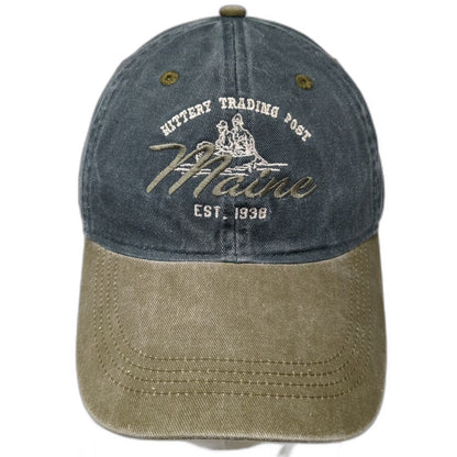 Ouray Baseball Cap Green Blue One Size Kittery Trading Post Maine Strapback hat
