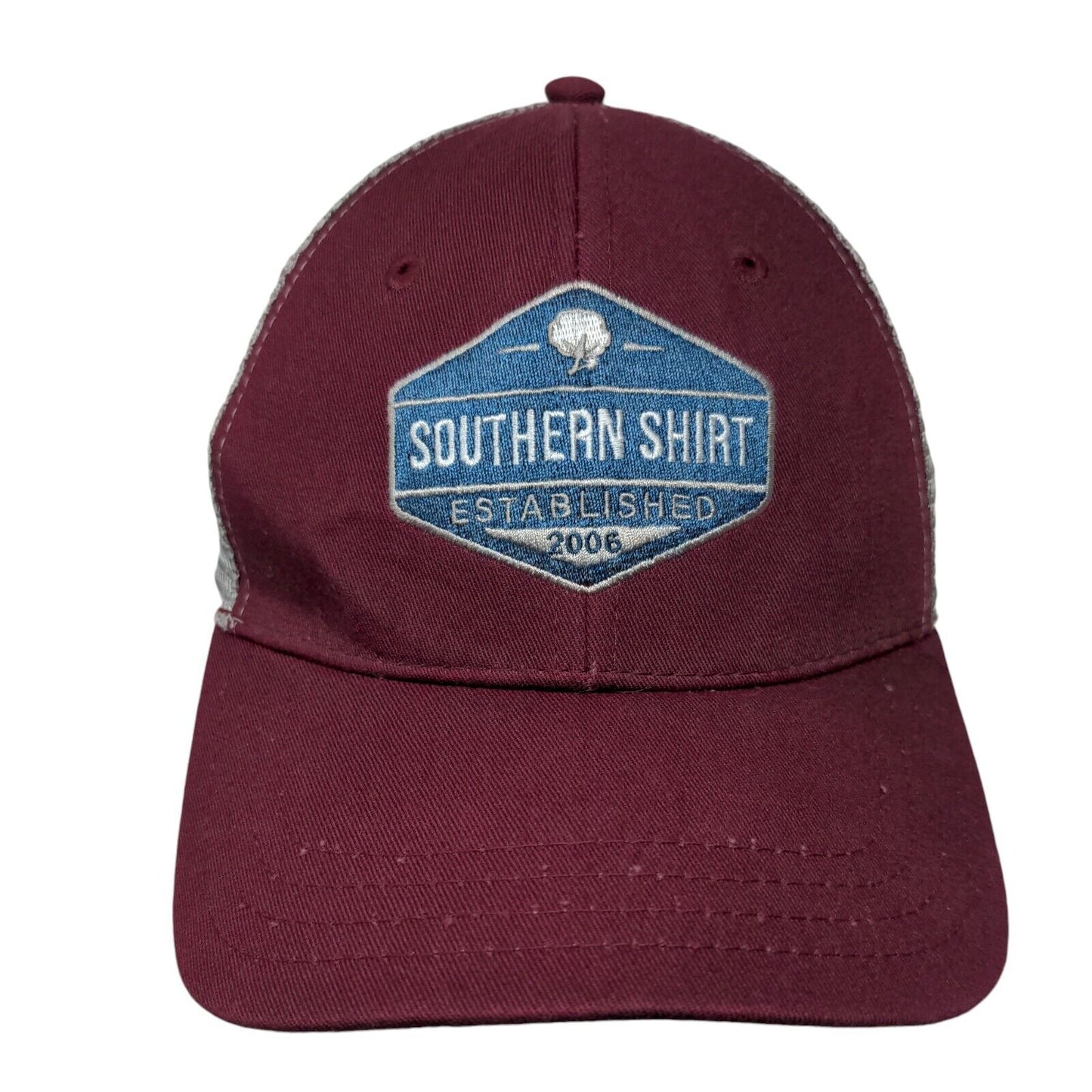 Southern Shirt Snapback Mesh Back Trucker Hat Multi One Size Colorblock