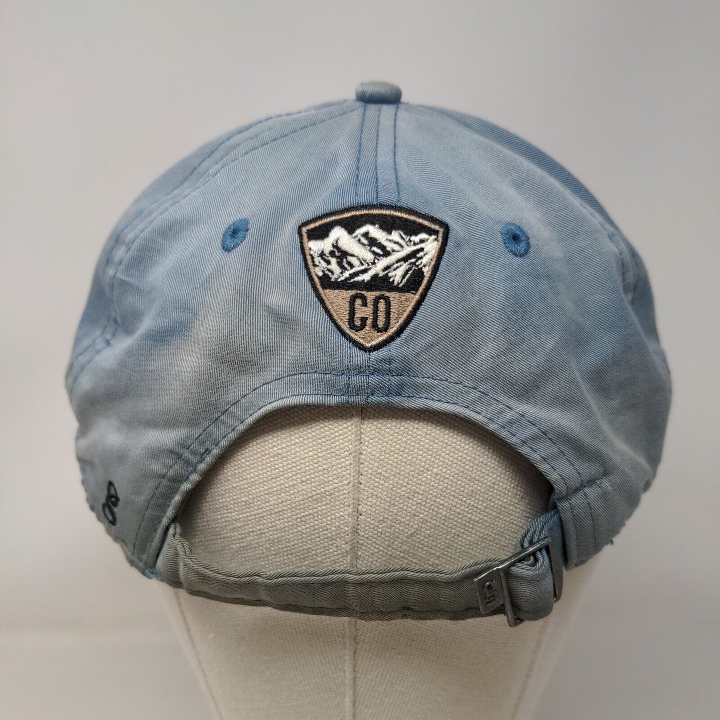 Pikes Peak Colorado Slideback Hat Blue OSFM Embroidered Gear For Sports
