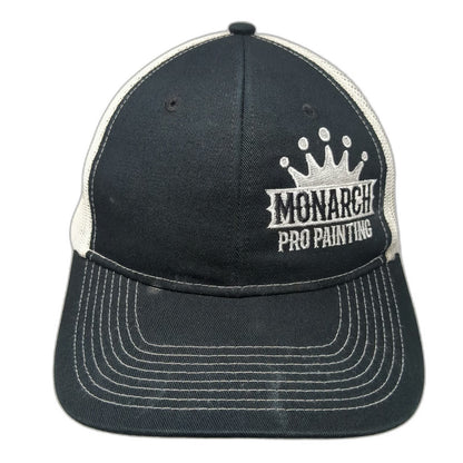 Port Authority Trucker Hat Black White One Size Monarch Pro Painting Crown Mesh