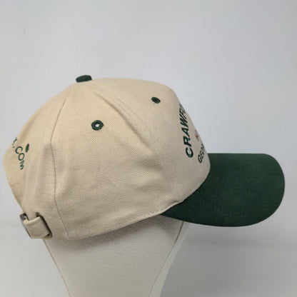 Falcon Men's Slideback Hat Tan Adjustable Embroidered Crawford TX George W. Bush