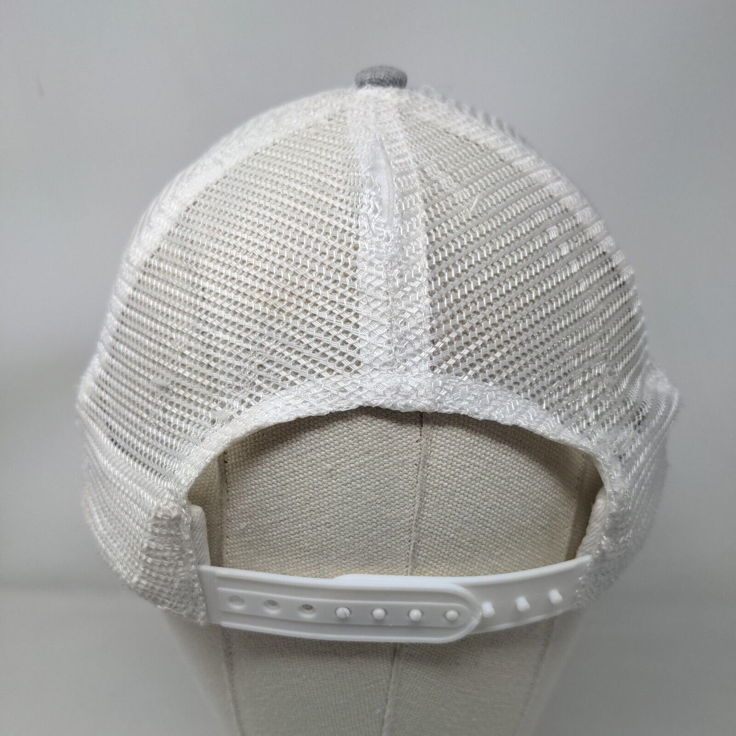Jetset Surf Shop Marco Island Snapback Trucker Hat Gray One Size Mesh Back