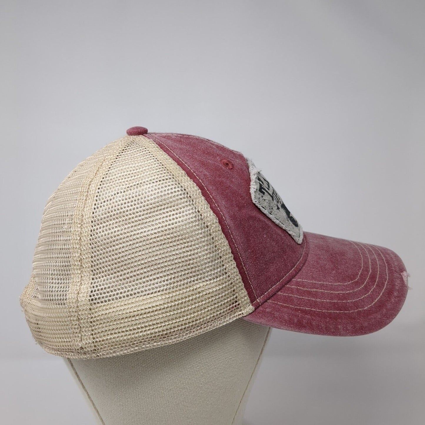 Tractor Supply Co. Patch Snapback Trucker Hat Red One Size Mesh Back