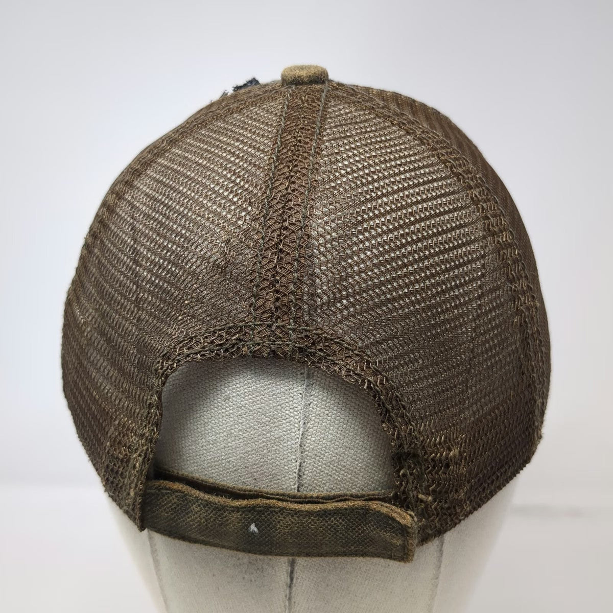 STIHL Baseball Cap Brown One Size Mesh Back Patch Strapback Chainsaw Tough hat