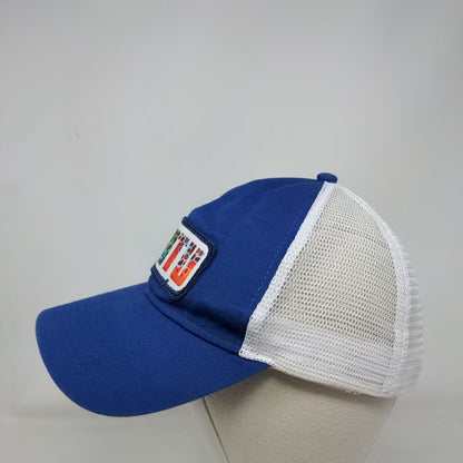 PINTU Snapback Trucker Hat Blue One Size Adjustable Mesh Back Cap America