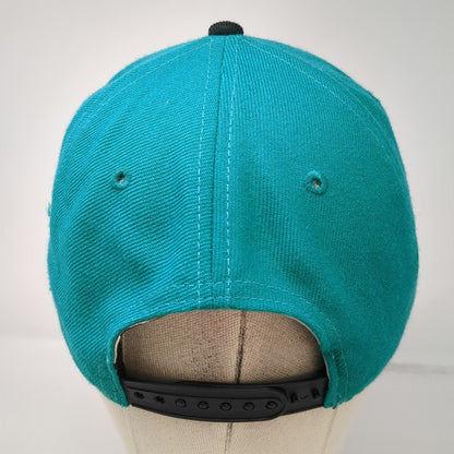 Neff Snapback Blue One Size School of Bandits Raccoon Apple Pencil Flat Brim Hat