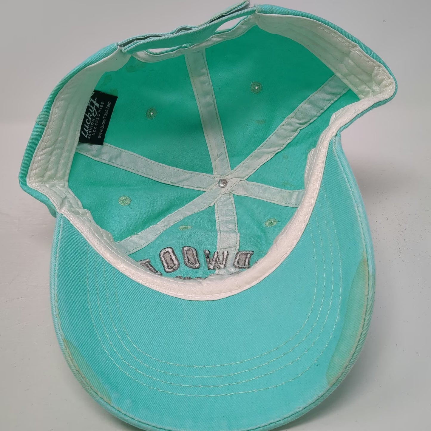 Lucky 7 Baseball Cap Blue Size M Wildwood New Jersey Embroidered Oars Hat