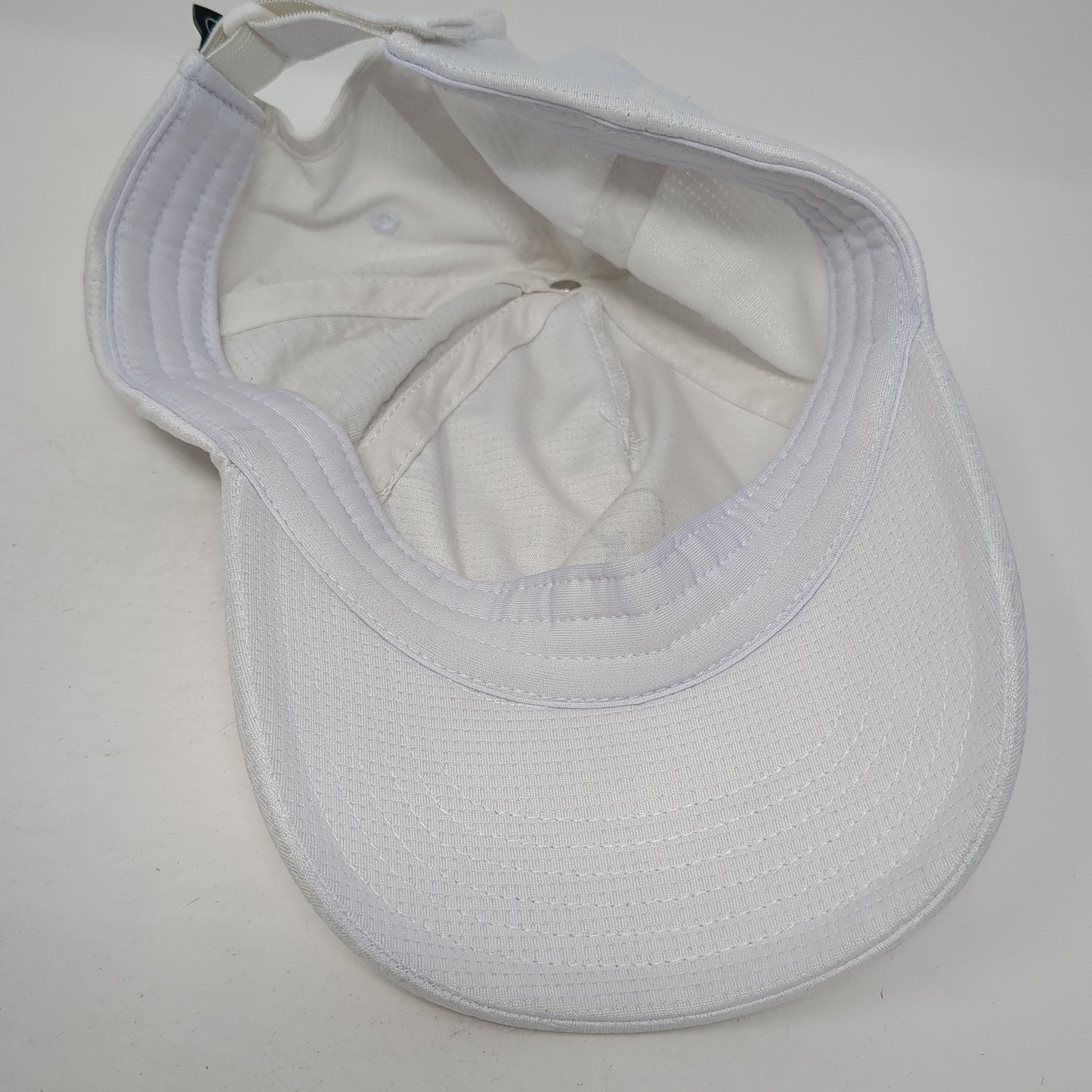 PGA Tour Logo Strapback Hat White One Size Adjustable Solid Outdoor