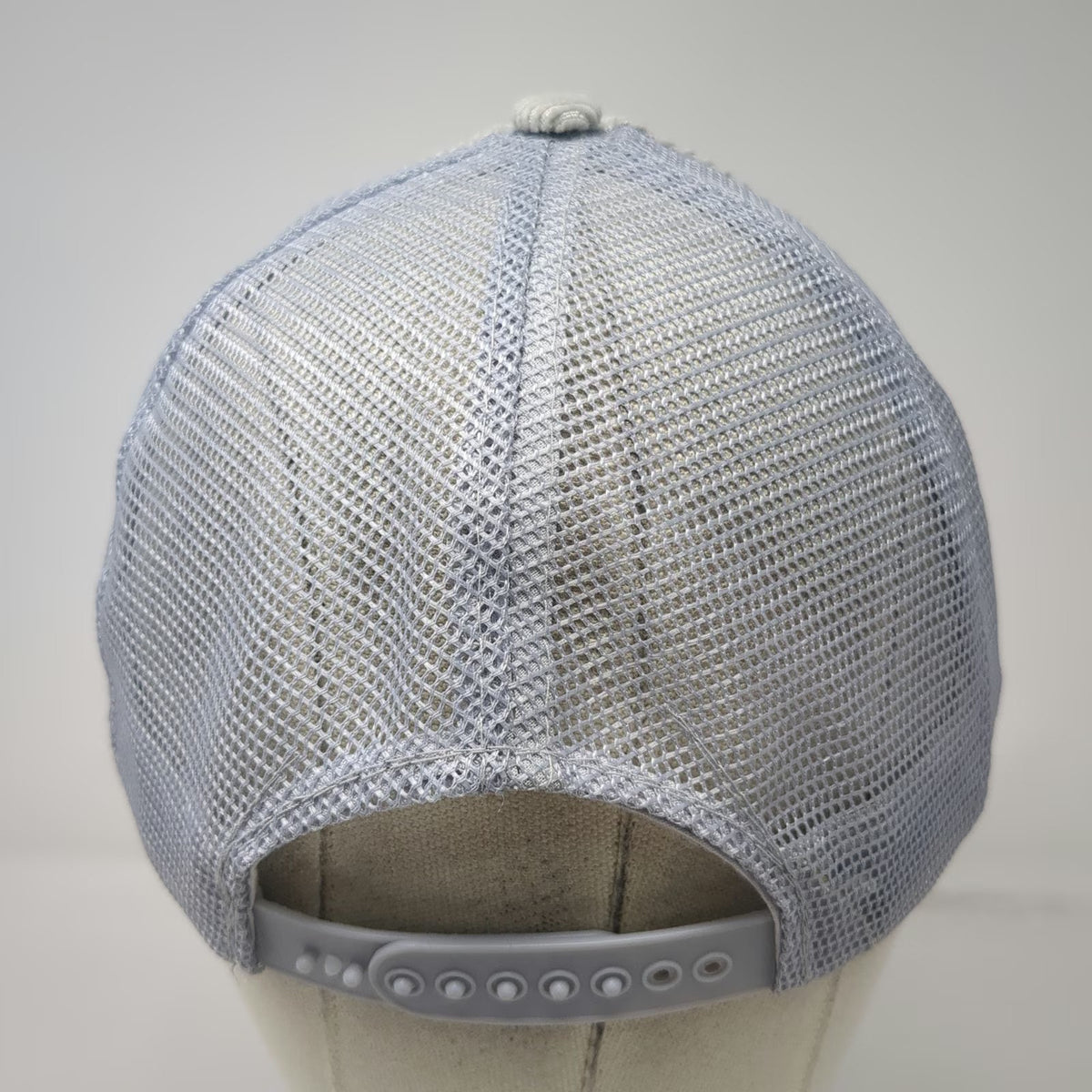 Nissin Thiokol Corporation Trucker Hat Gray One Size Corduroy Rope Snapback