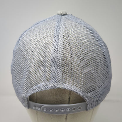 Nissin Thiokol Corporation Trucker Hat Gray One Size Corduroy Rope Snapback