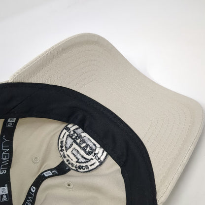 New Era Baseball Cap Beige One Size 9TWENTY Slideback Martinsville NJ Cotton Hat