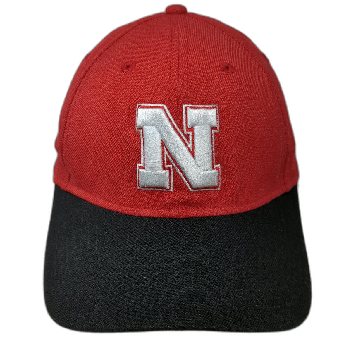 New Era Nebraska Cornhuskers NCAA Snapback Red Hat One Size Black Huskers Script