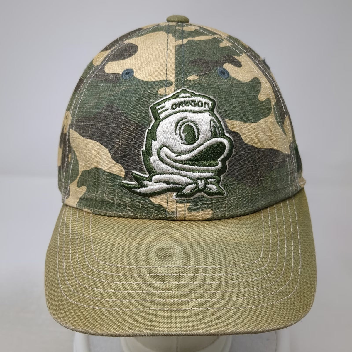 Russell NCAA Oregon Ducks Green Camo One Size Baseball Cap Mascot Hat