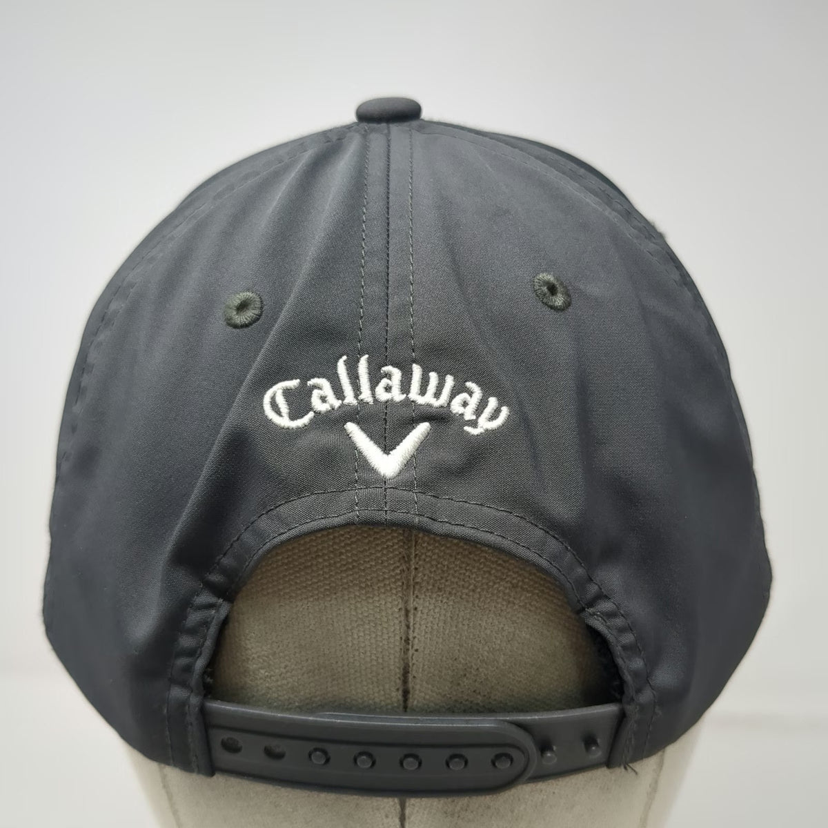 Callaway Snapback Hat Gray One Size Kapalua Hawaii Shaka Palm Pattern Logo Golf