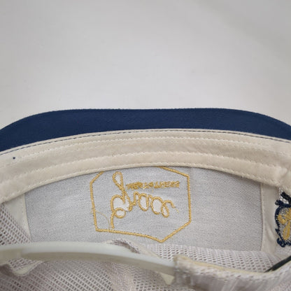 Grace Meat + Three Snapback Trucker Hat Blue One Size Mesh Back Yupoong