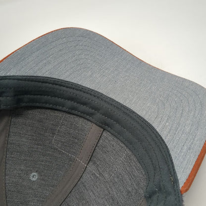 Richardson Trucker Hat Gray Orange OSFM Mesh Snapback Amalgamated Sugar Patch
