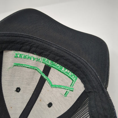 Zerman Restoration Snapback Trucker Hat Black OS Adjustable Mesh Classic Yupoong