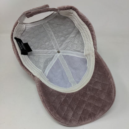 David And Young Strapback Hat Pink One Size Adjustable Quilted Blank 6 Panel
