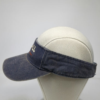 Headmost Visor Blue One Size McCall ID Idaho Embroidered Cotton Strapback Hat