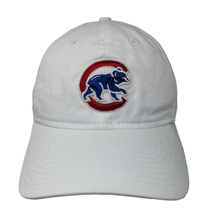 New Era 9Twenty Men's Slideback Hat White Size OSFM Chicago Cubs Logo