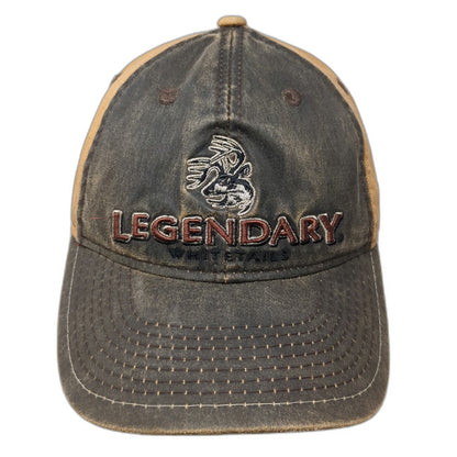 Legendary Whitetails Baseball Cap Brown One Size Strapback Hat Hunting Deer Buck