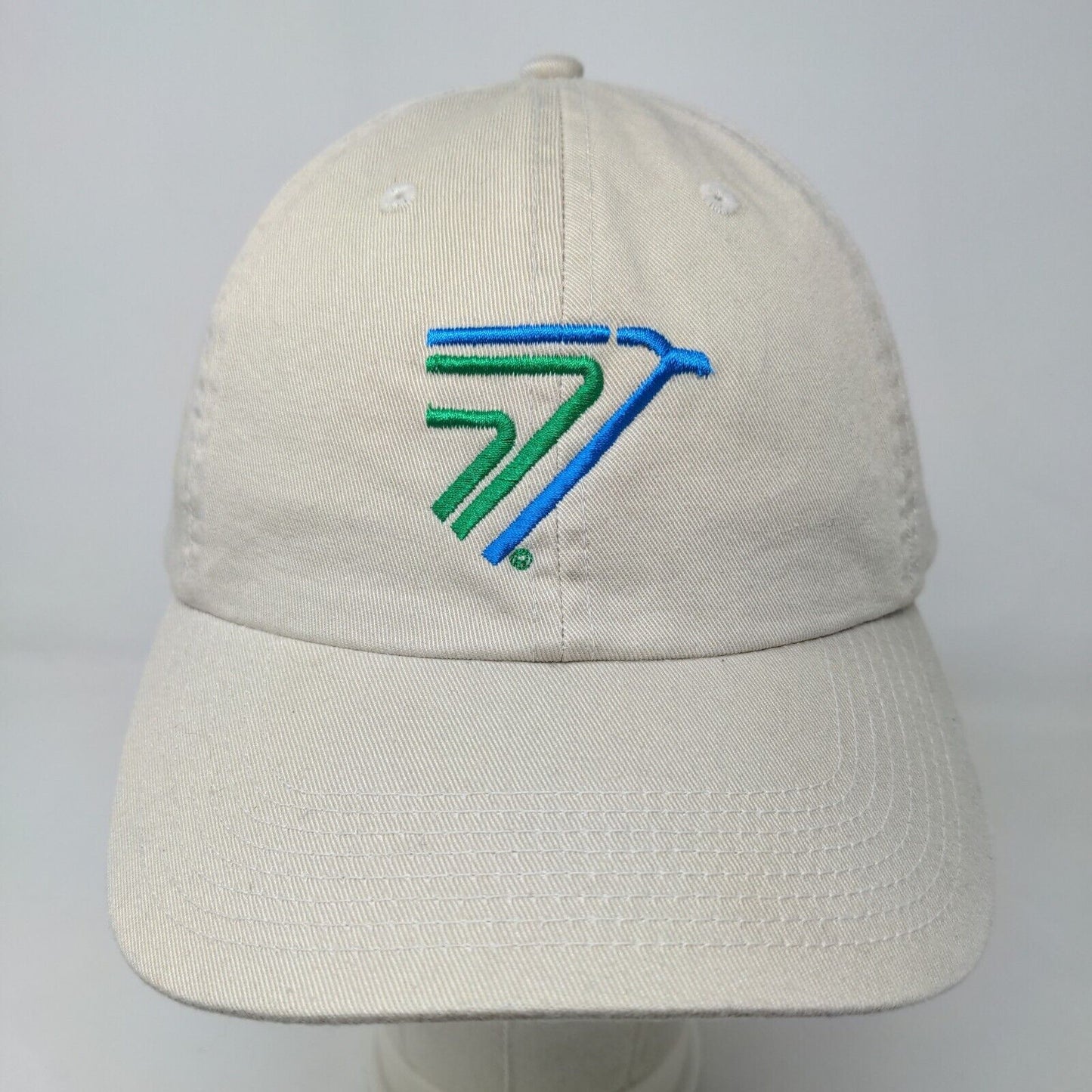 Fahrenheit Men's Slideback Hat Tan Transport Service Co. Eagle Logo Cotton