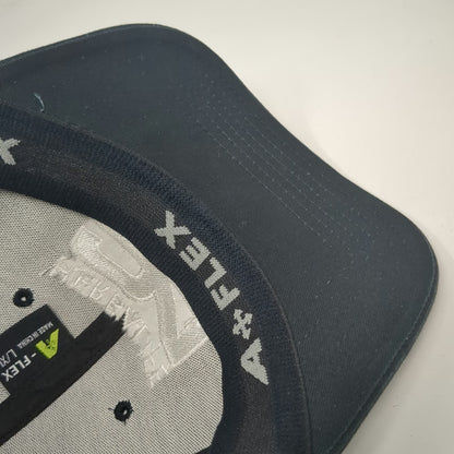 A-Flex Herbalife 24 Baseball Cap Black XL Fitted Mesh Back Embroidered Hat